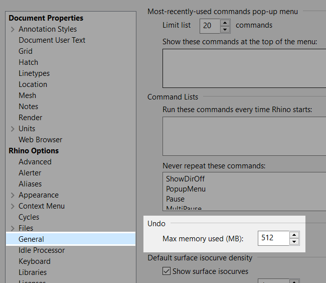 Undo doesn't feature the commands I need to undo - Rhino for Windows -  McNeel Forum